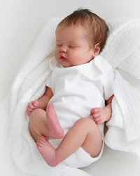 Muñeca reborn recién nacida Quinbee NPK, realista hecha a mano 3D