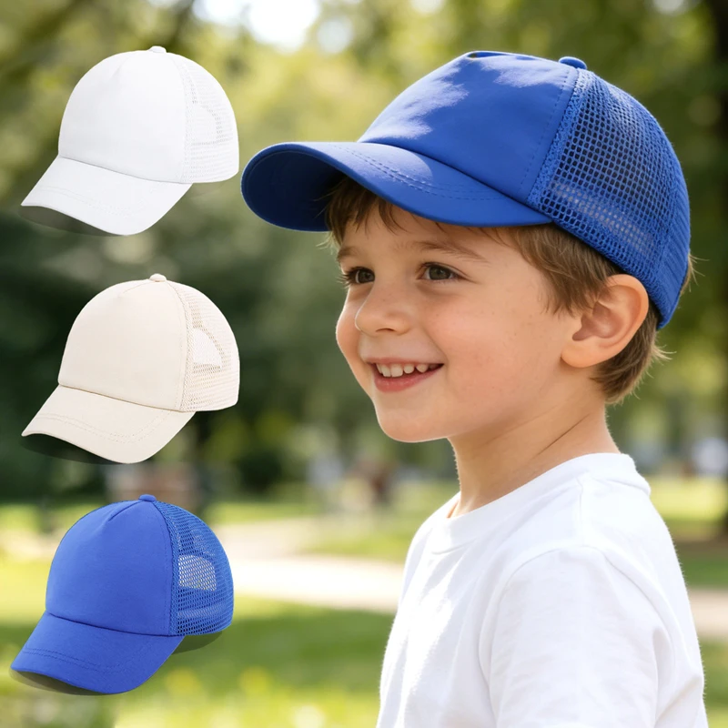 Gorra de béisbol en algodón transpirable para bebé, estilo verano - imagen 3