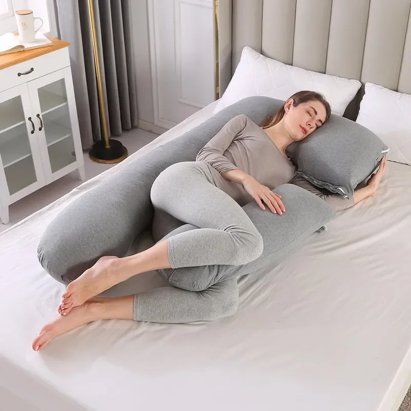 Almohada de algodón materna doble uso para descanso y siesta - imagen 4