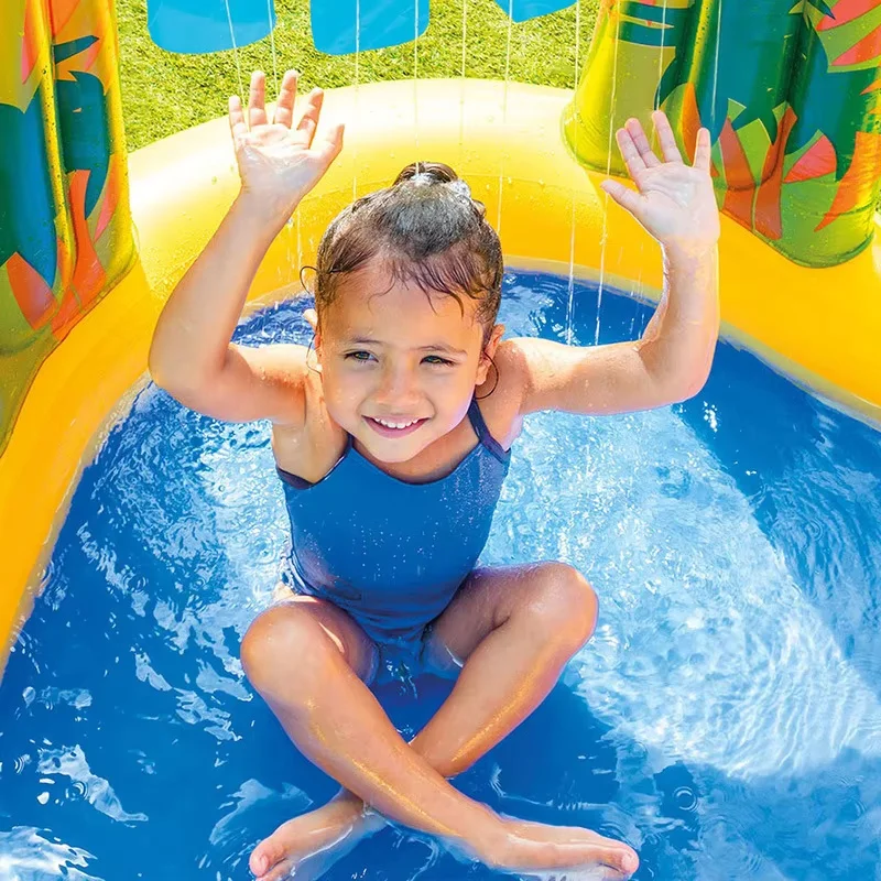 Piscina inflable de verano para niños – Tobogán con bolas oceanográficas - imagen 5