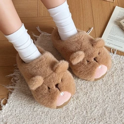 Zapatillas Groundhog de mujer cálidas antideslizantes otoño-invierno