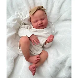 Baby Quinlyn muñeca Reborn para dormir, tacto suave y realista
