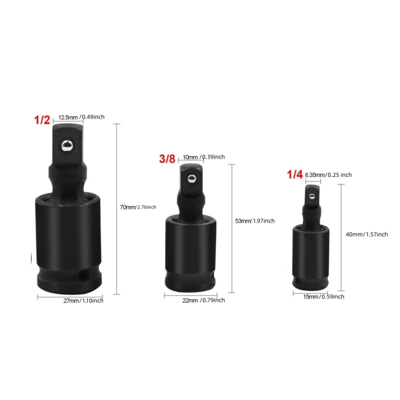 Adaptador de enchufe retráctil para llave neumática giratorio