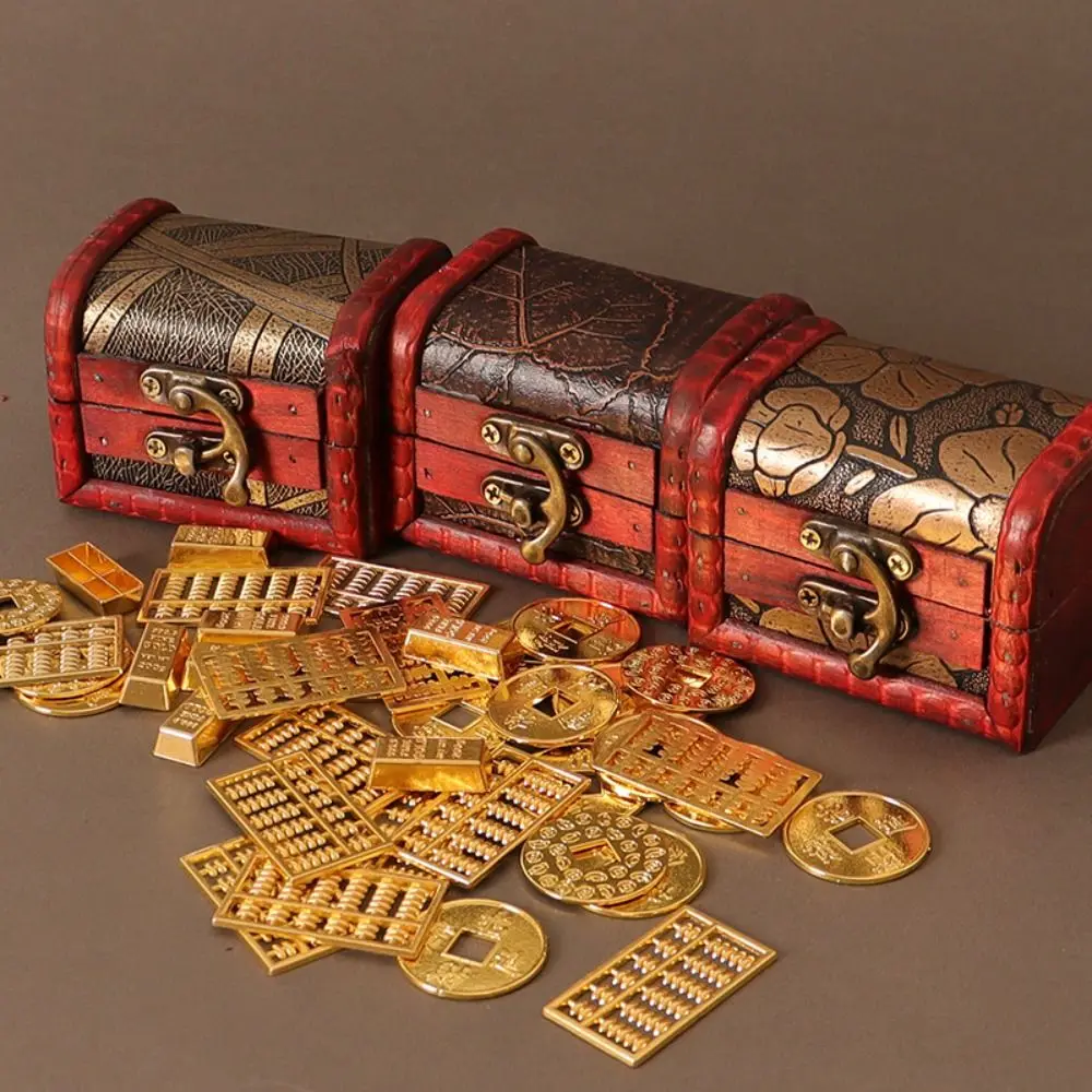 Ábaco miniatura Ruyi-moneda de cobre para casa de muñecas - imagen 3
