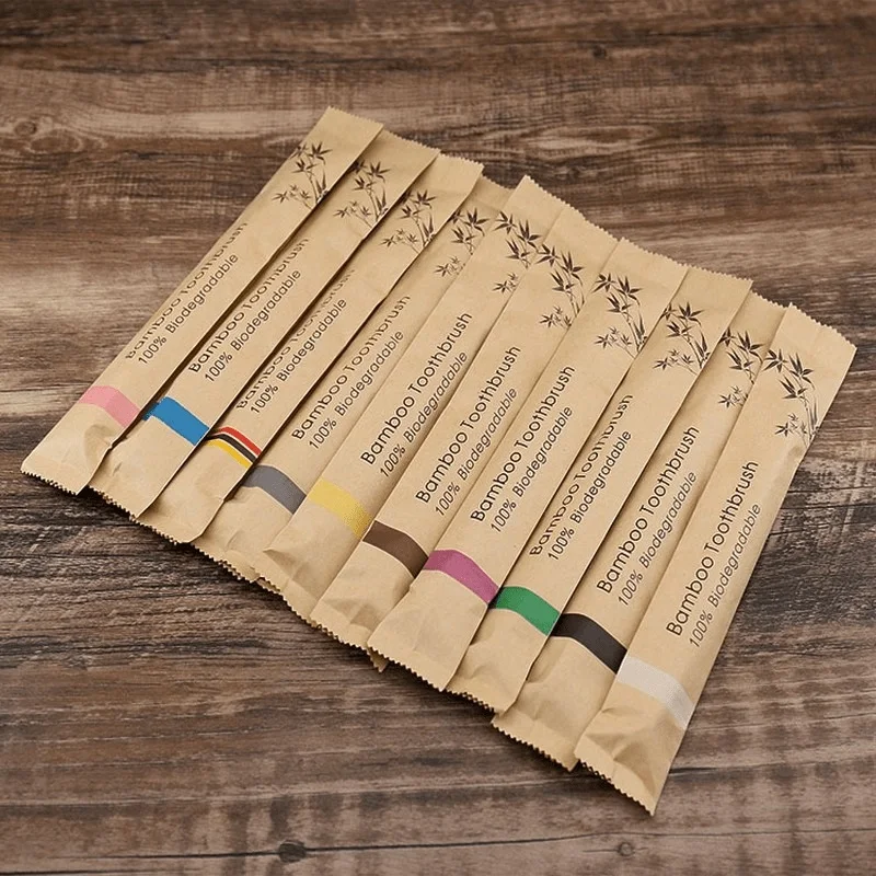 Cepillos de dientes desechables para viaje con cerdas suaves - imagen 5