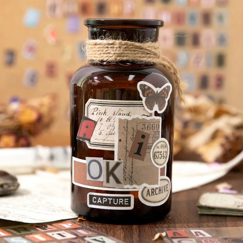 Pegatinas decorativas retro inglesas para niños – manualidades y diarios - imagen 2