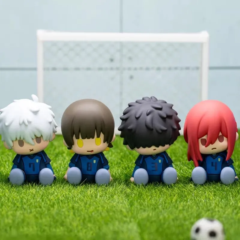 Figura chibi Blue Lock con cabeza inclinable, adorno de escritorio - imagen 3