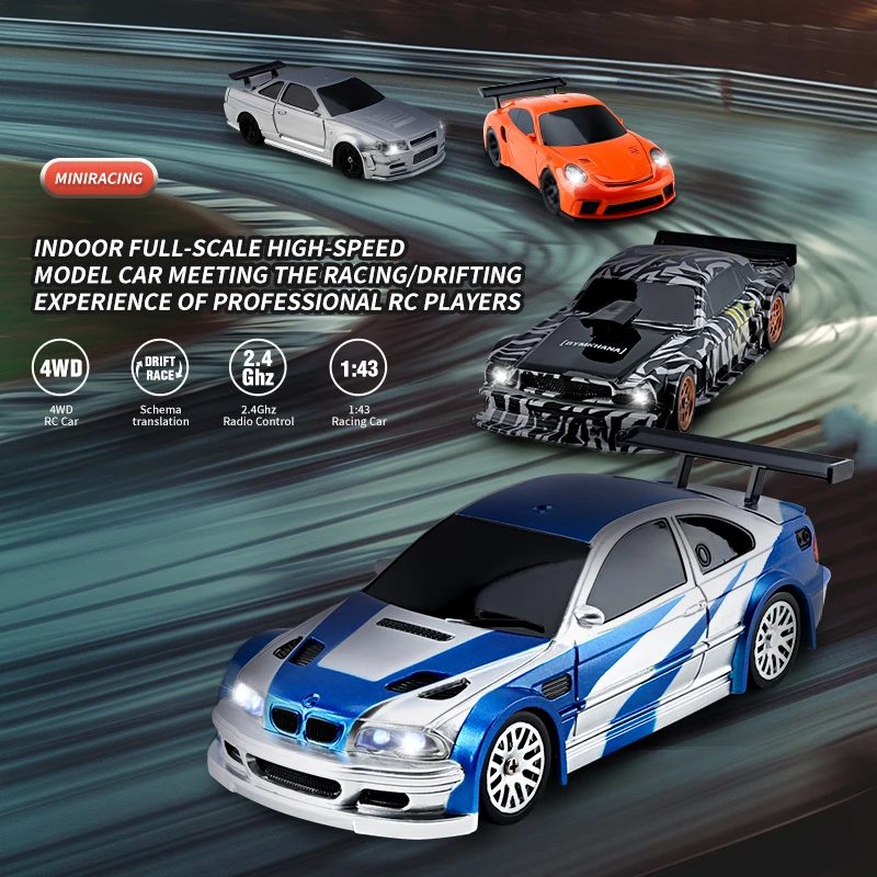 Coche teledirigido drift de carreras tracción total para niños - imagen 2