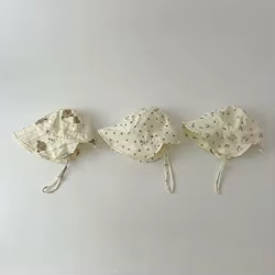 MILANCEL Gorro plano de otoño para niñas con estampado floral