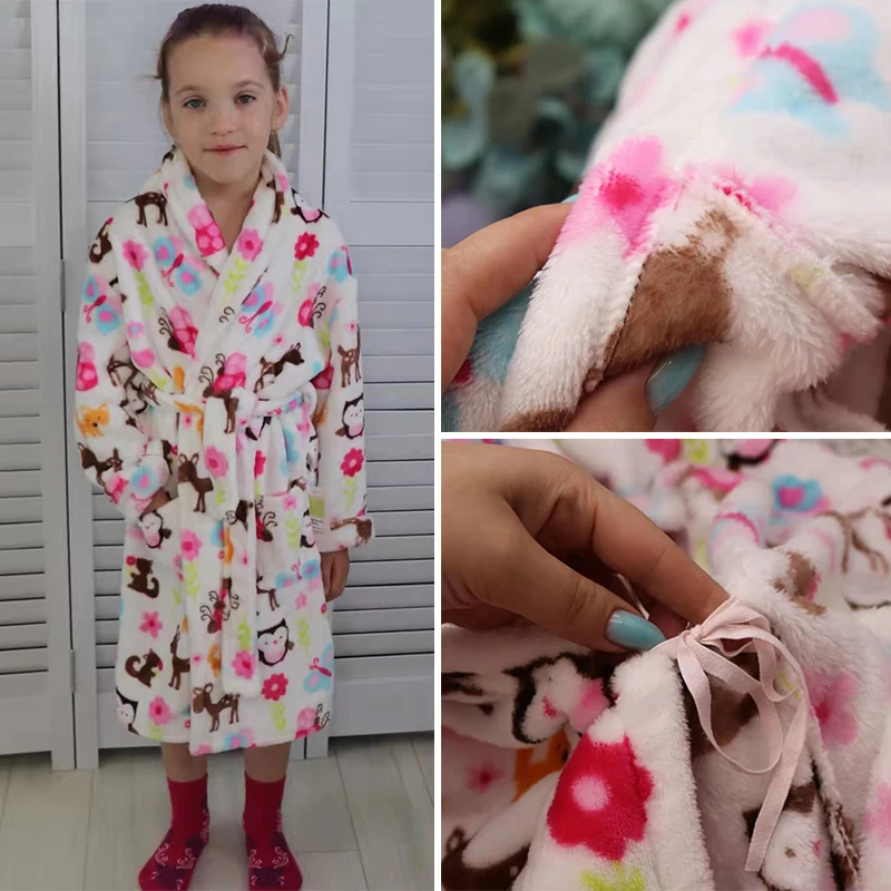Pijama familia de franela para dormir en invierno, suave y abrigado