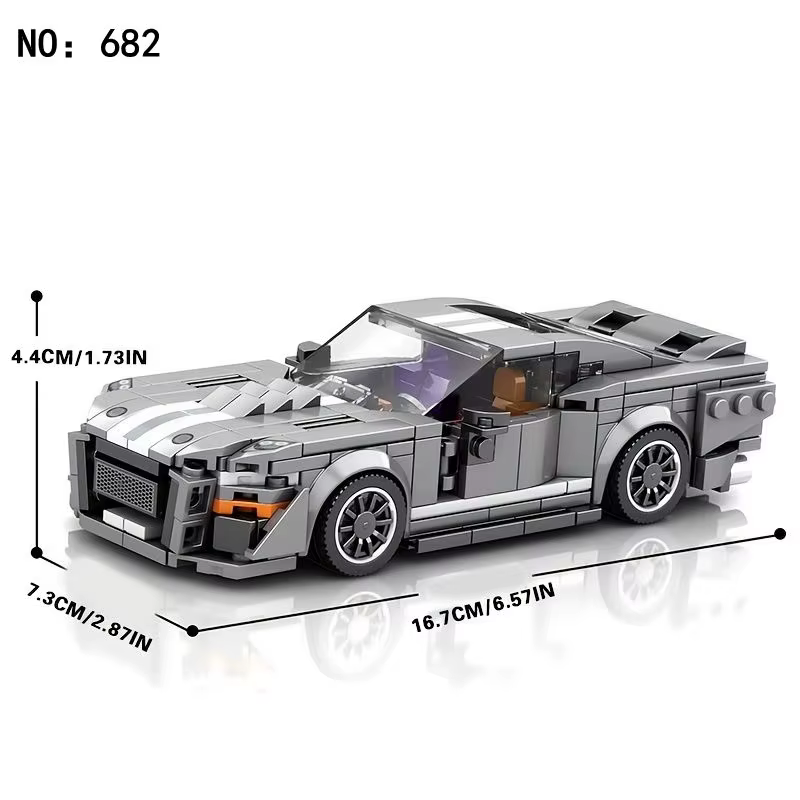 Set de construcción de coches clásicos – Juguete educativo infantil - imagen 3