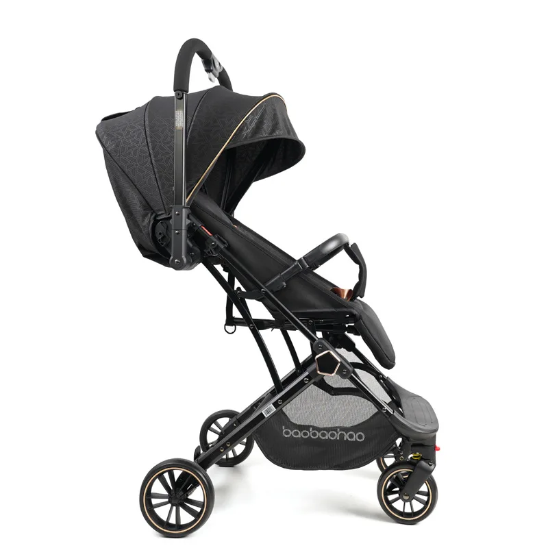 Cochecito de bebé bidireccional reclinable, alto y plegable - imagen 4