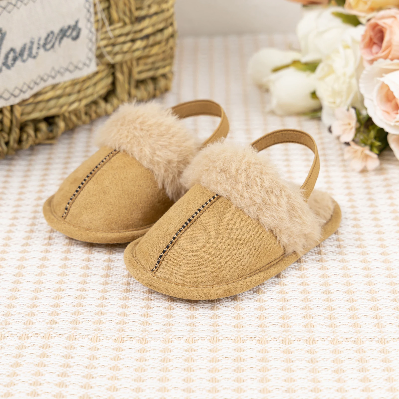 Tregren – Zapatillas antideslizantes de felpa para bebé - imagen 4