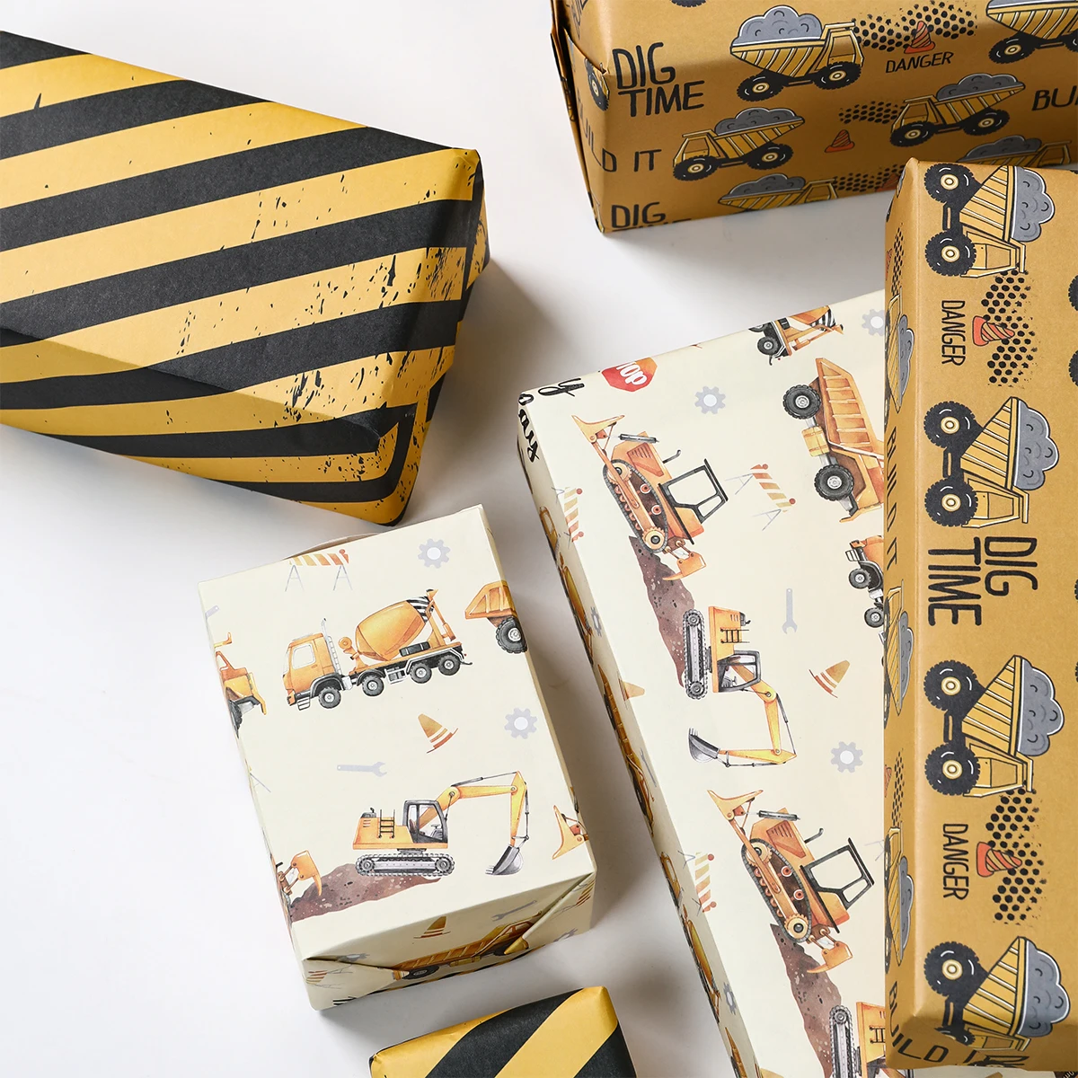Papel de regalo excavadora Wayfun