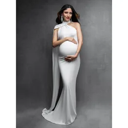Vestido de embarazo ajustado elegante para sesión de fotos