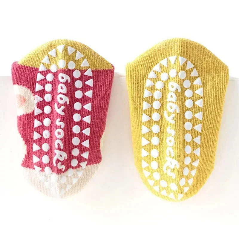 Calcetines antideslizantes de algodón para niños pequeños - imagen 5