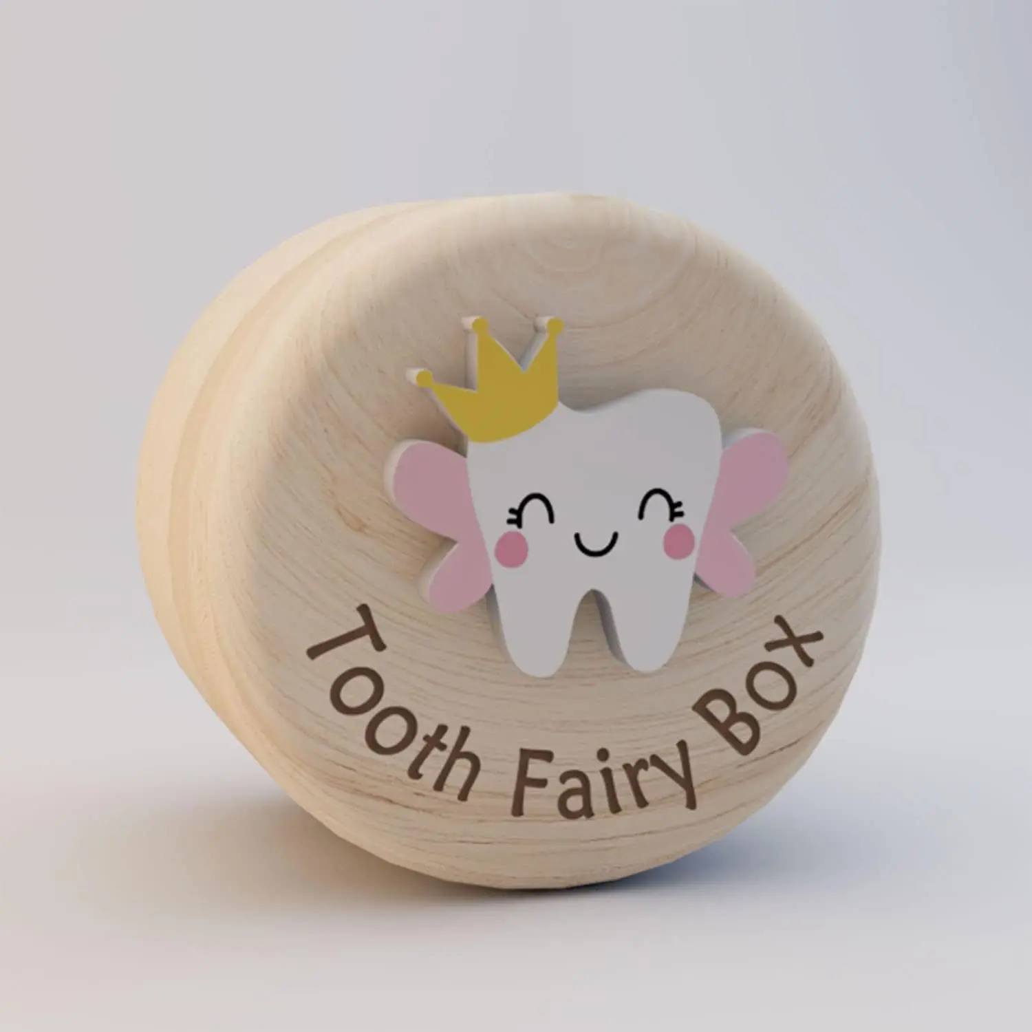 Organizador dientes de leche en madera para bebés – Regalo - imagen 2