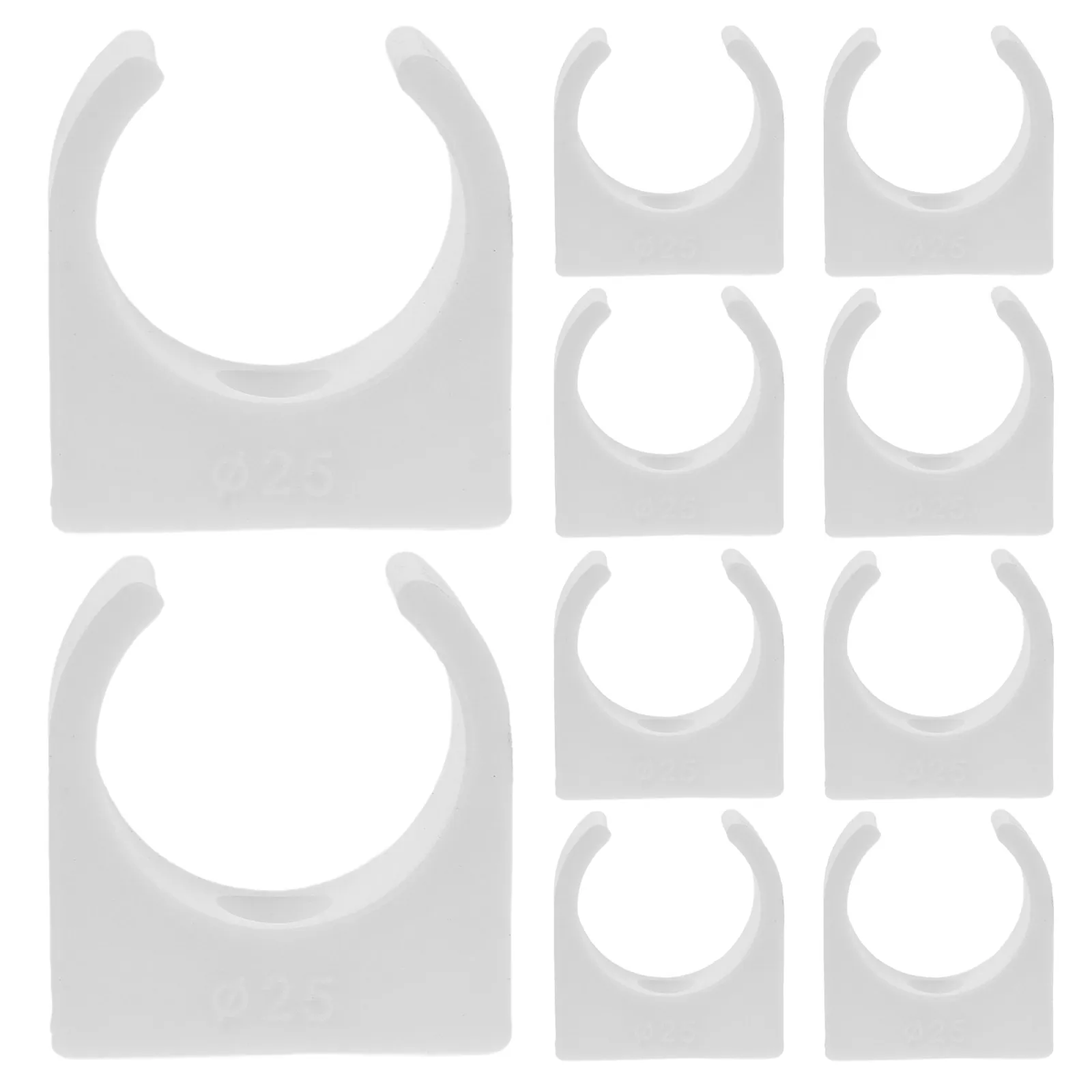 Soporte vertical para motor RC de plástico blanco, montaje fijo - imagen 3
