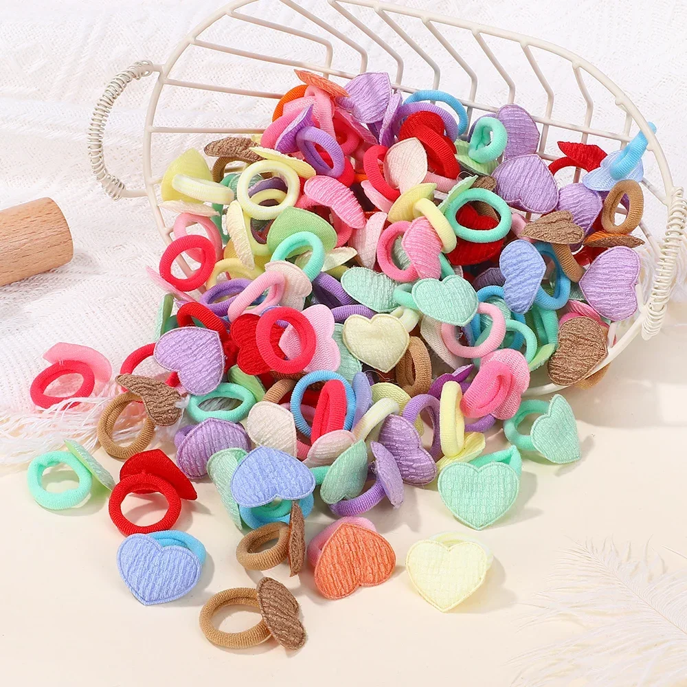 Bandas elásticas con lazos para cabello de bebé y niño