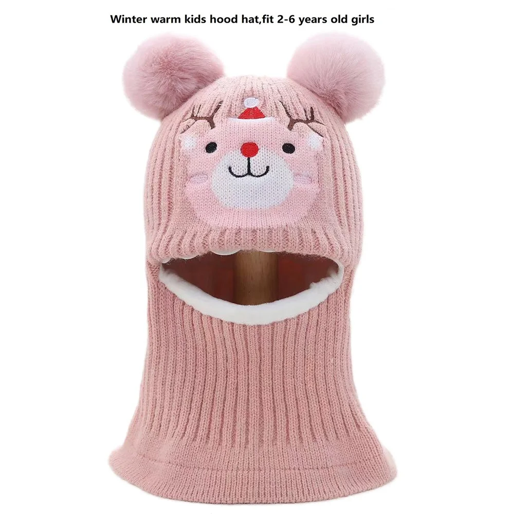 Gorro de invierno con capucha para bebé vista frontal