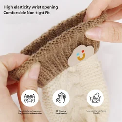 Guantes térmicos infantiles con cuerda antipérdida