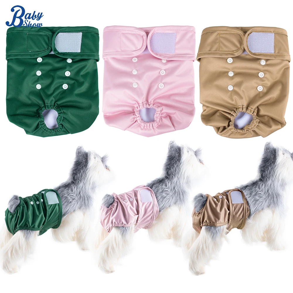 Pañales reutilizables para perros con tirantes ajustables - imagen 4