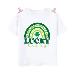Camiseta infantil manga corta – Estampado festivo San Patricio