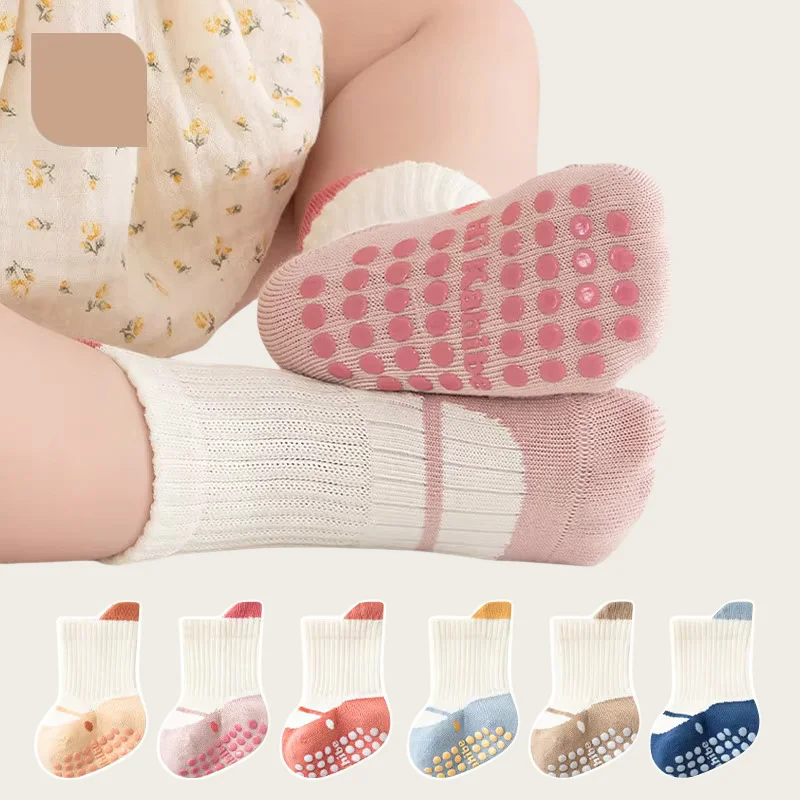 Calcetines antideslizantes de algodón para bebé - imagen 3