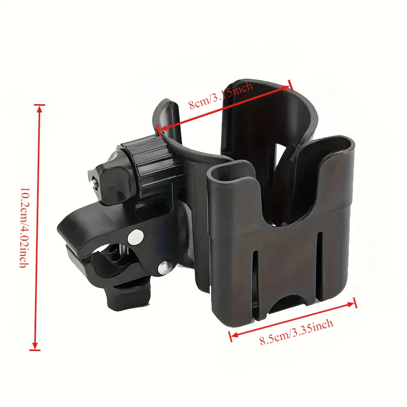 Portavasos para cochecito con soporte de teléfono y bebidas - imagen 3