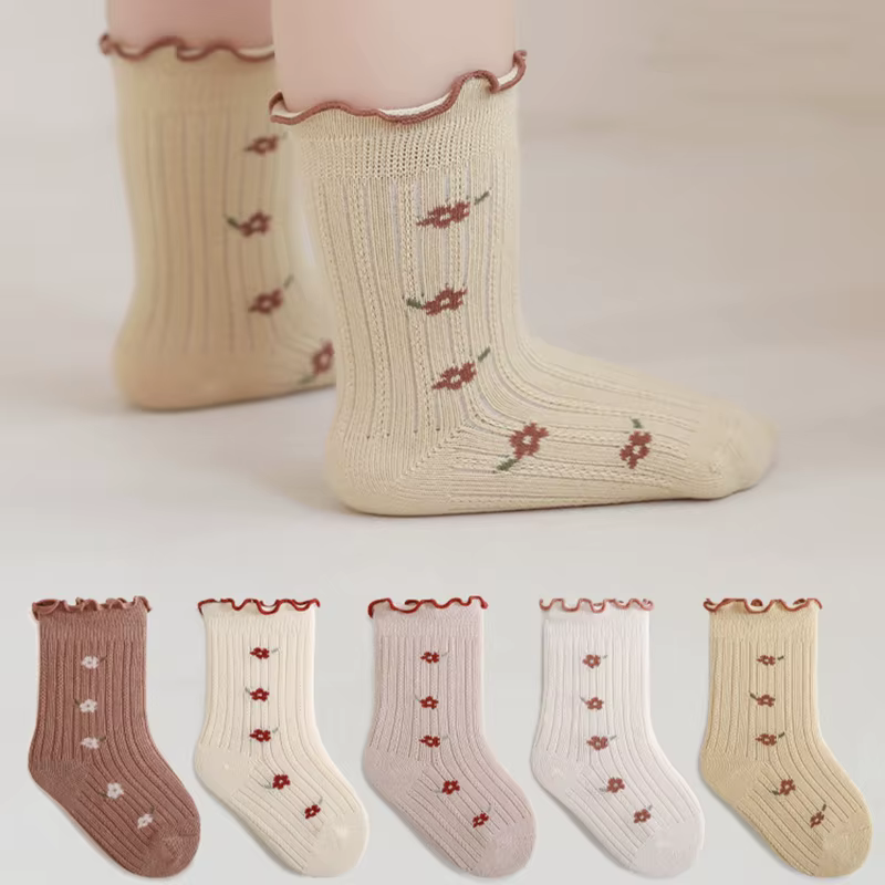 Calcetines suaves de algodón para bebé – De 0 a 5 años - imagen 2