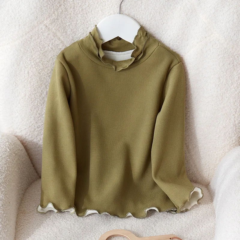 Jersey acolchado de invierno para niña, manga larga cálida suave - imagen 2