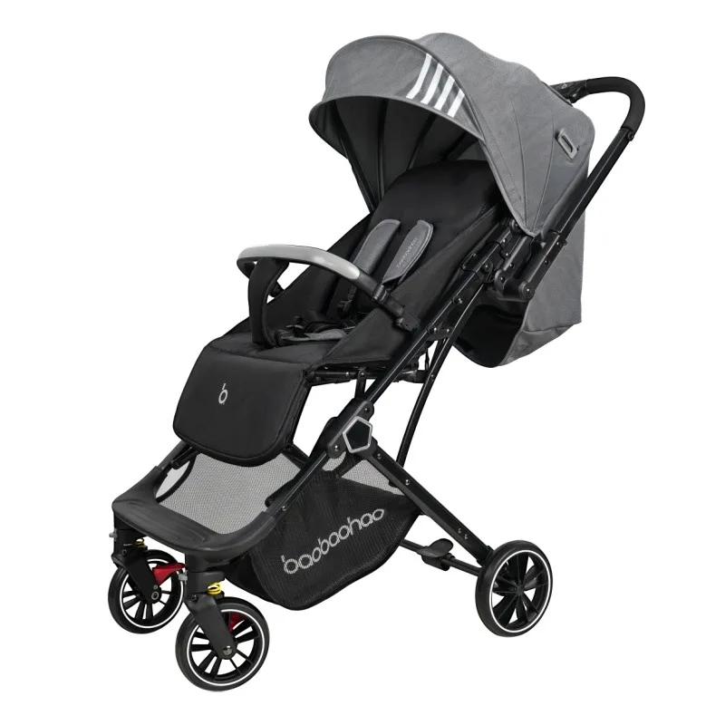 Cochecito de bebé convertible paseo con silla reclinable y plegable - imagen 3