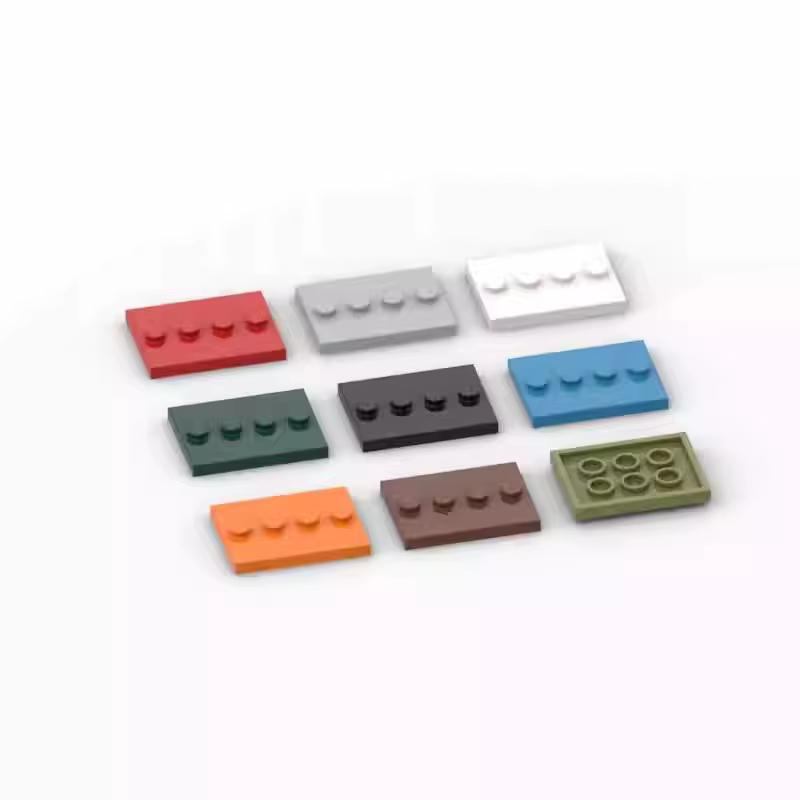 Placa para bloques de construcción con tachuelas centrales - imagen 4