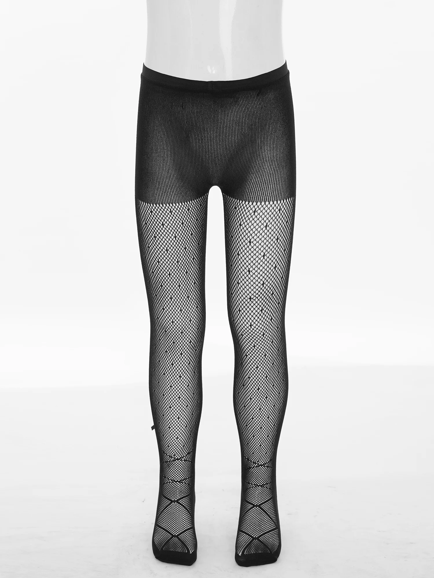 Pantimedias de malla calada para niños y niñas – Danza y ballet - imagen 4