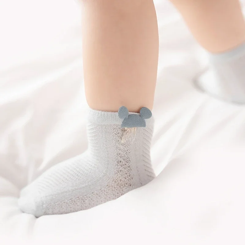 Calcetines de malla transpirables niña – Algodón suave neonatos