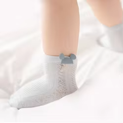 Calcetines de malla transpirables niña – Algodón suave neonatos