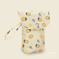 Bolsa de pañales impermeable para cochecito, limpieza fácil