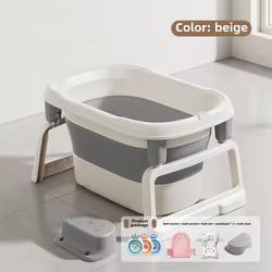 Bañera de baño plegable para bebé y niño recién nacido