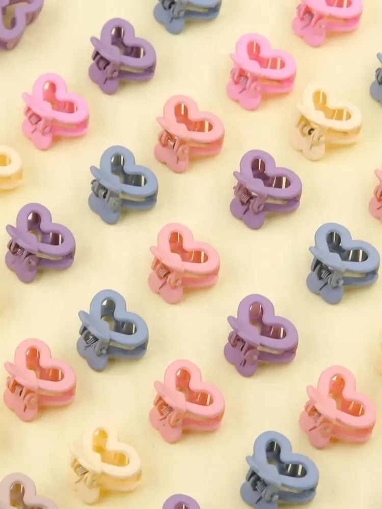Pinzas corazón - detalle esmerilado