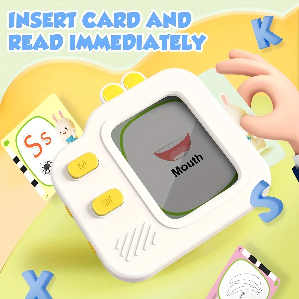 Lector de tarjetas Flash con pantalla LCD borrable y sonido - imagen 3