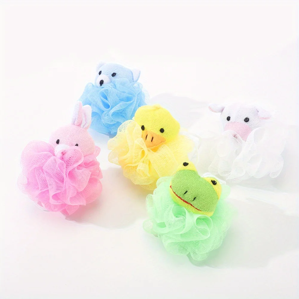 Juguete de animal de malla para baño de niños