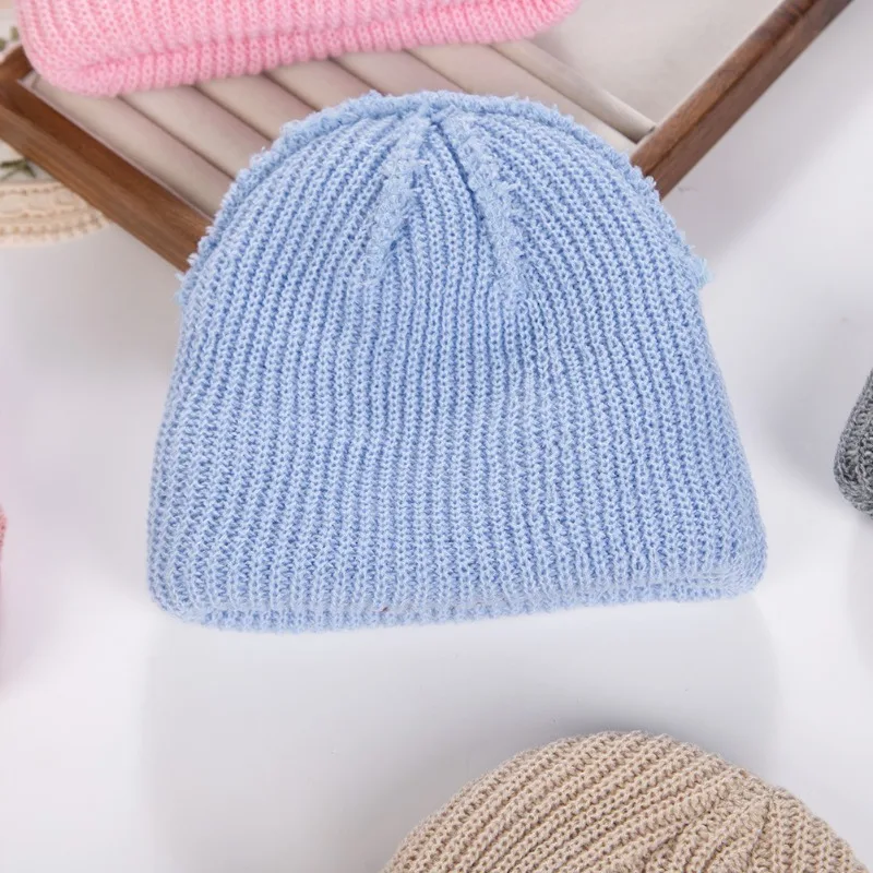 Gorro de punto elástico para bebé – Cálido invierno sin costuras - imagen 2