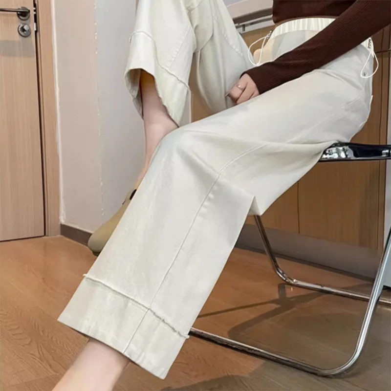 Pantalones premamá algodón cinturilla elástica verano talla grande - imagen 3
