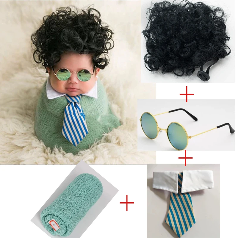 Accesorios fotografía bebé en punto suave para recién nacidos - imagen 3