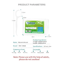 Macromolecule Hilo Dental y Cepillo Interdental