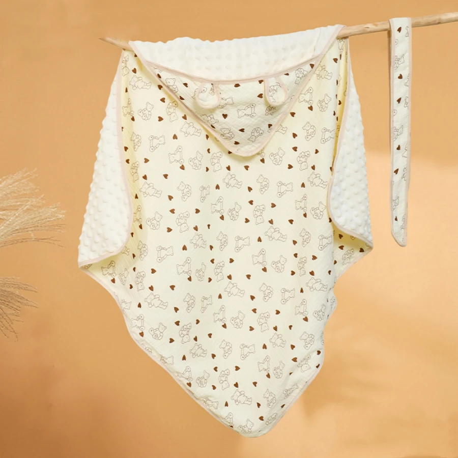 Manta polar suave y cálida para bebés – Envolver y abrigar