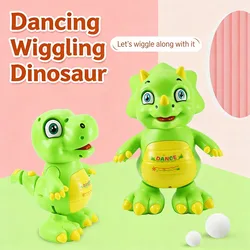 Juguete dinosaurio bailarín eléctrico con luces y sonidos para bebé