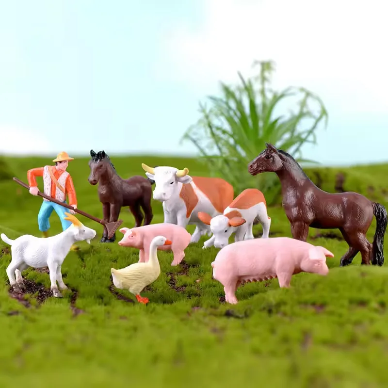 Figura de cabra en miniatura para decoración de jardín de hadas - imagen 2