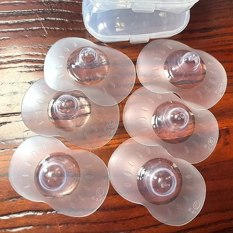 Protectores de pezón de silicona para lactancia - imagen 3