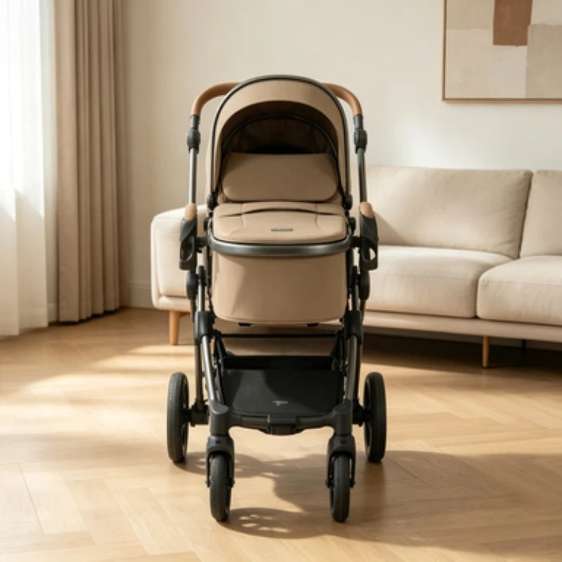 Kidilo F2X cochecito de bebé con capazo extraíble y reclinable